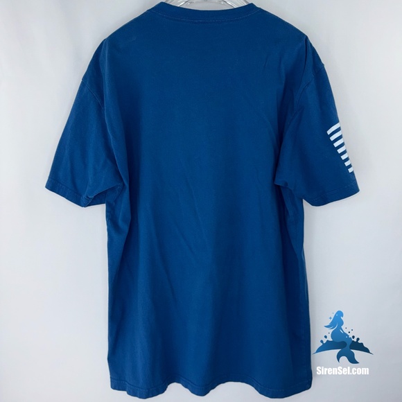 1123 Limited Edition Grunt Style Uncle Sam's Beach Resorts T-Shirt - XL - Blue - Picture 5 of 6